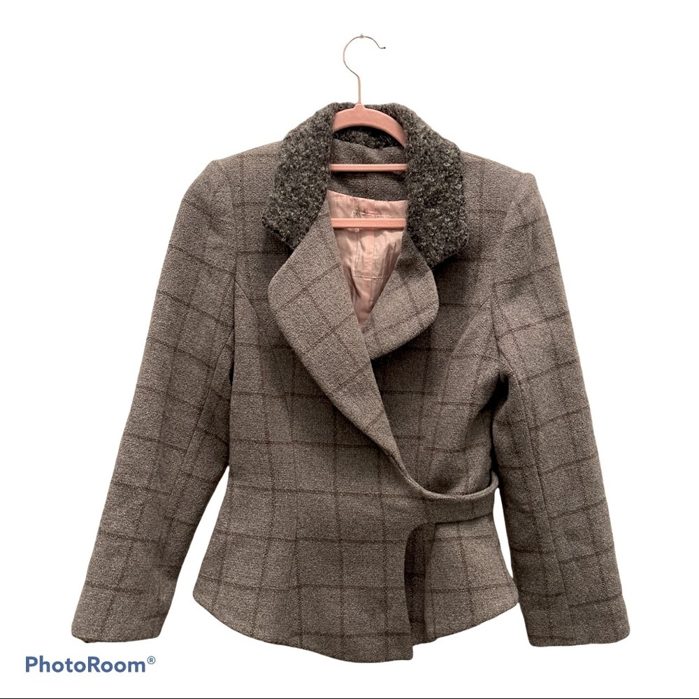 Vintage Faust | Checkered Wool Blazer